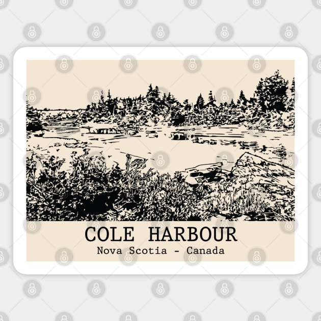 Cole Harbour - Nova Scotia Magnet by Lakeric